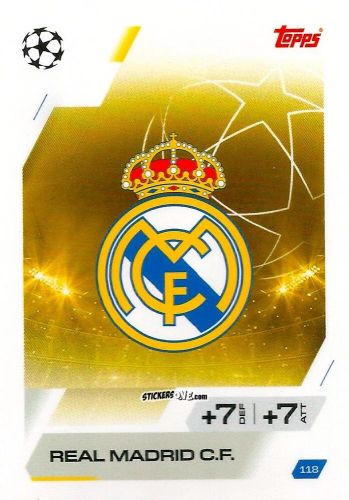 Figurina Team Badge - UEFA Champions League & Europa League 2025-2026. Match Attax
 n. 118 - Topps