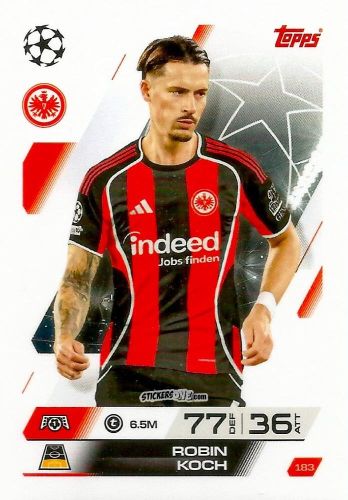 Cromo Robin Koch - UEFA Champions League & Europa League 2025-2026. Match Attax
 n. 183 - Topps