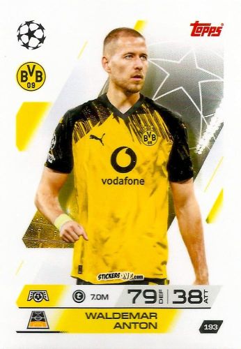 Cromo Waldemar Anton - UEFA Champions League & Europa League 2025-2026. Match Attax
 n. 193 - Topps