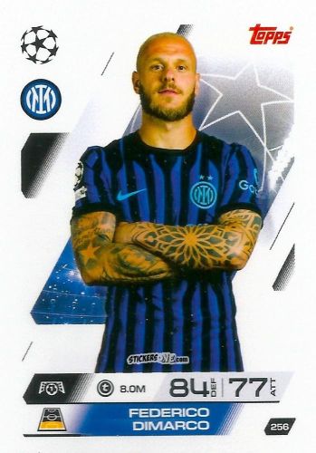 Sticker Federico Dimarco - UEFA Champions League & Europa League 2025-2026. Match Attax
 n. 256 - Topps