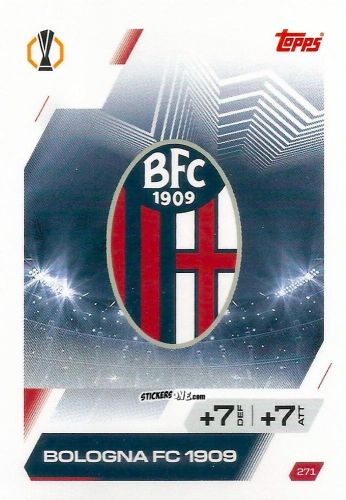 Figurina Team Badge - UEFA Champions League & Europa League 2025-2026. Match Attax
 n. 271 - Topps
