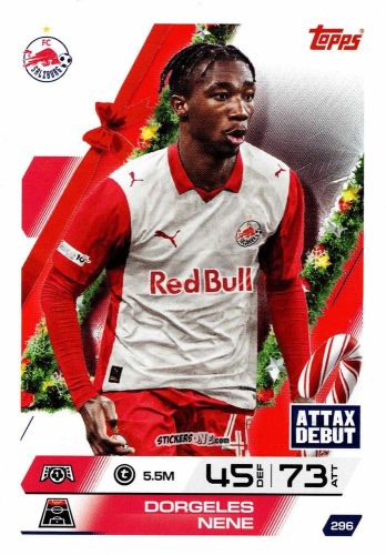 Sticker Dorgeles Nene - UEFA Champions League & Europa League 2025-2026. Match Attax
 n. 296 - Topps