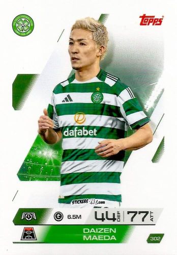 Figurina Daizen Maeda - UEFA Champions League & Europa League 2025-2026. Match Attax
 n. 302 - Topps