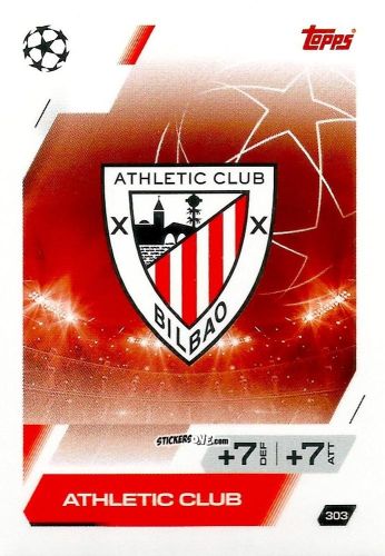 Figurina Team Badge - UEFA Champions League & Europa League 2025-2026. Match Attax
 n. 303 - Topps