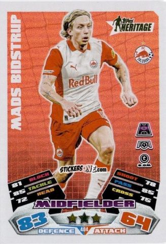 Cromo Mads Bidstrup - UEFA Champions League & Europa League 2025-2026. Match Attax
 n. 404 - Topps