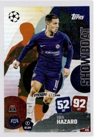 Sticker Eden Hazard - UEFA Champions League & Europa League 2025-2026. Match Attax
 n. 416 - Topps