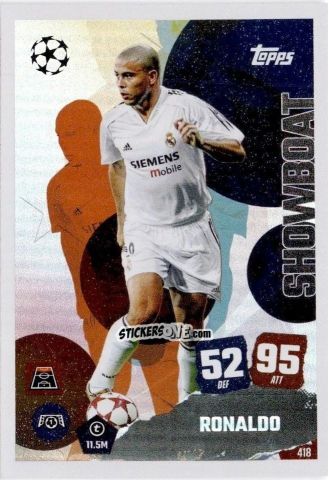 Figurina Ronaldo - UEFA Champions League & Europa League 2025-2026. Match Attax
 n. 418 - Topps