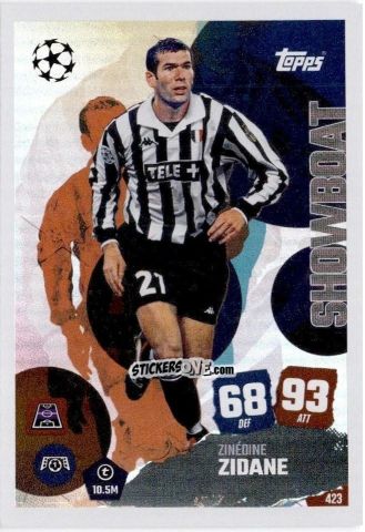 Figurina Zinedine Zidane - UEFA Champions League & Europa League 2025-2026. Match Attax
 n. 423 - Topps