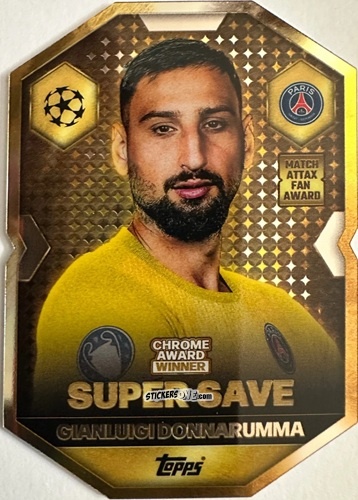 Sticker Gianluigi Donnarumma - UEFA Champions League & Europa League 2025-2026. Match Attax
 n. CA5 - Topps
