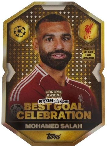 Cromo Mohamed Salah - UEFA Champions League & Europa League 2025-2026. Match Attax
 n. CA6 - Topps