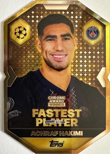 Figurina Achraf Hakimi - UEFA Champions League & Europa League 2025-2026. Match Attax
 n. CA8 - Topps