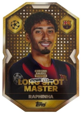 Sticker Raphinha - UEFA Champions League & Europa League 2025-2026. Match Attax
 n. CA11 - Topps