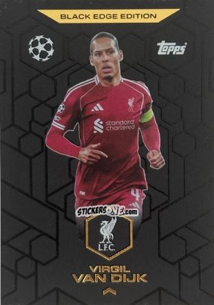 Figurina Virgil van Dijk - UEFA Champions League & Europa League 2025-2026. Match Attax
 n. BE1 - Topps