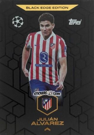 Cromo Julián Alvarez - UEFA Champions League & Europa League 2025-2026. Match Attax
 n. BE5 - Topps