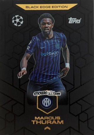 Figurina Marcus Thuram - UEFA Champions League & Europa League 2025-2026. Match Attax
 n. BE9 - Topps