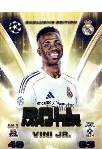 Figurina Vini Jr. - UEFA Champions League & Europa League 2025-2026. Match Attax
 n. BM3 - Topps
