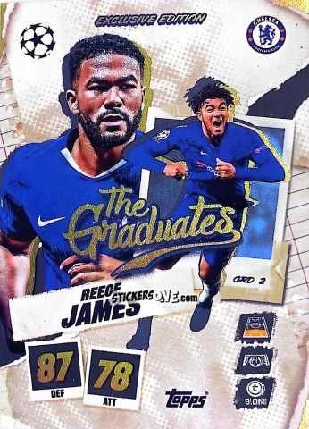 Figurina Reece James - UEFA Champions League & Europa League 2025-2026. Match Attax
 n. GRD2 - Topps