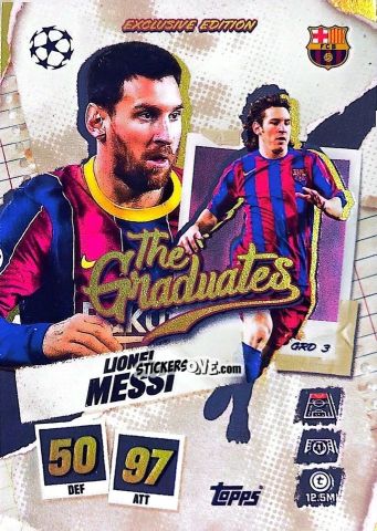 Cromo Lionel Messi - UEFA Champions League & Europa League 2025-2026. Match Attax
 n. GRD3 - Topps