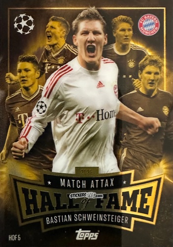 Cromo Bastian Schweinsteiger - UEFA Champions League & Europa League 2025-2026. Match Attax
 n. HOF5 - Topps