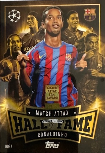 Cromo Ronaldinho - UEFA Champions League & Europa League 2025-2026. Match Attax
 n. HOF7 - Topps