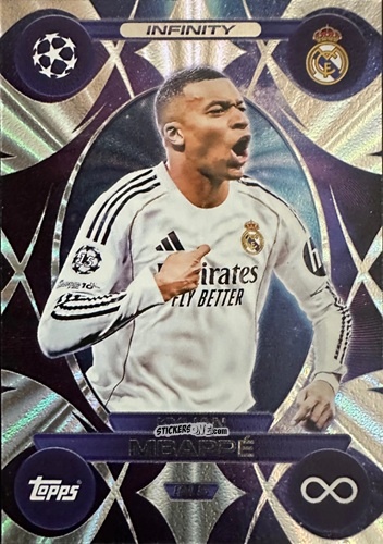 Sticker Kylian Mbappé - UEFA Champions League & Europa League 2025-2026. Match Attax
 n. IN5 - Topps