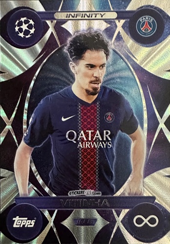 Cromo Vitinha - UEFA Champions League & Europa League 2025-2026. Match Attax
 n. IN8 - Topps