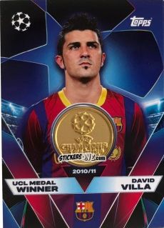 Sticker David Villa - UEFA Champions League & Europa League 2025-2026. Match Attax
 n. UCLW-DV - Topps