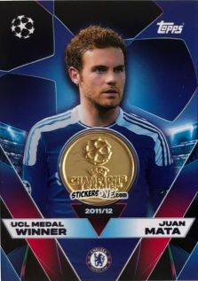 Figurina Juan Mata - UEFA Champions League & Europa League 2025-2026. Match Attax
 n. UCLW-JM - Topps