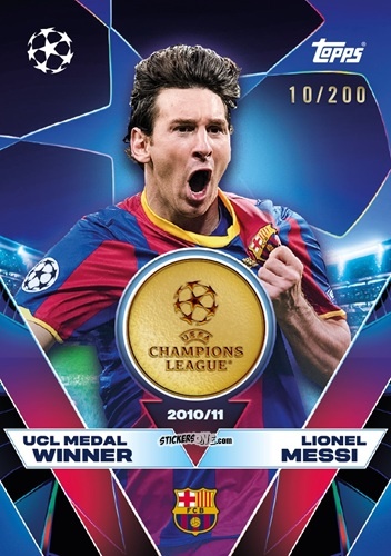Cromo Lionel Messi - UEFA Champions League & Europa League 2025-2026. Match Attax
 n. UCLW-LM - Topps
