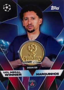 Figurina Marquinhos - UEFA Champions League & Europa League 2025-2026. Match Attax
 n. UCLW-MA - Topps