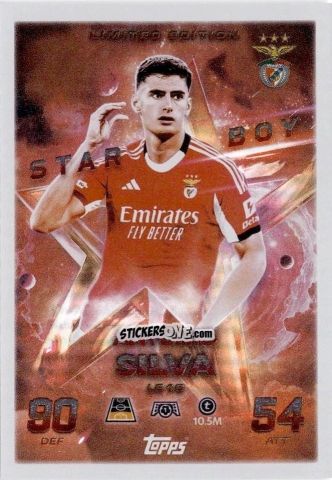 Cromo António Silva - UEFA Champions League & Europa League 2025-2026. Match Attax
 n. LE16 - Topps