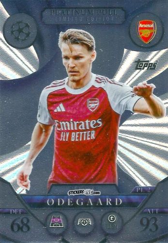Figurina Martin Ødegaard - UEFA Champions League & Europa League 2025-2026. Match Attax
 n. PL2 - Topps