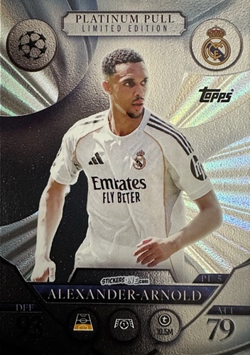 Figurina Trent Alexander-Arnold - UEFA Champions League & Europa League 2025-2026. Match Attax
 n. PL5 - Topps