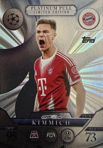 Cromo Joshua Kimmich - UEFA Champions League & Europa League 2025-2026. Match Attax
 n. PL6 - Topps