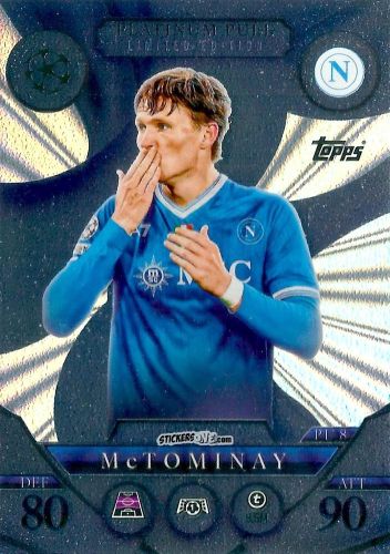 Figurina Scott McTominay - UEFA Champions League & Europa League 2025-2026. Match Attax
 n. PL8 - Topps