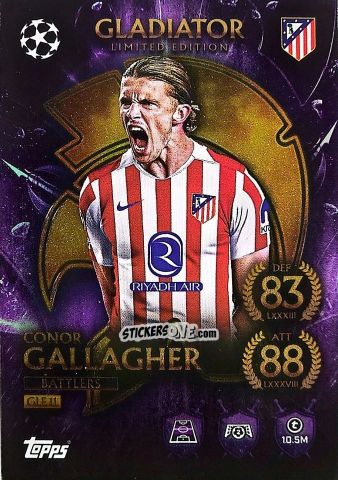 Figurina Conor Gallagher - UEFA Champions League & Europa League 2025-2026. Match Attax
 n. GLE11 - Topps
