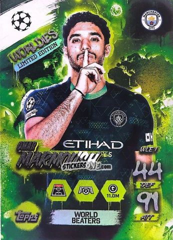 Figurina Omar Marmoush - UEFA Champions League & Europa League 2025-2026. Match Attax
 n. WLE1 - Topps