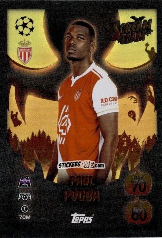 Figurina Paul Pogba - UEFA Champions League & Europa League 2025-2026. Match Attax
 n. ST3 - Topps