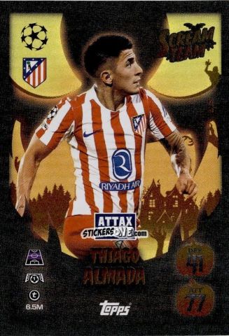 Figurina Thiago Almada - UEFA Champions League & Europa League 2025-2026. Match Attax
 n. ST7 - Topps