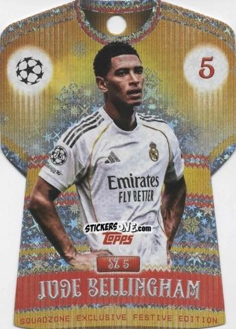 Cromo Jude Bellingham - UEFA Champions League & Europa League 2025-2026. Match Attax
 n. SZ5 - Topps