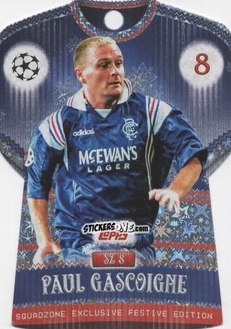 Sticker Paul Gascoigne - UEFA Champions League & Europa League 2025-2026. Match Attax
 n. SZ8 - Topps