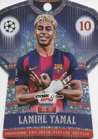 Figurina Lamine Yamal - UEFA Champions League & Europa League 2025-2026. Match Attax
 n. SZ10 - Topps