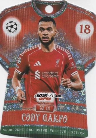 Cromo Cody Gakpo - UEFA Champions League & Europa League 2025-2026. Match Attax
 n. SZ18 - Topps