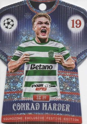 Sticker Conrad Harder - UEFA Champions League & Europa League 2025-2026. Match Attax
 n. SZ19 - Topps