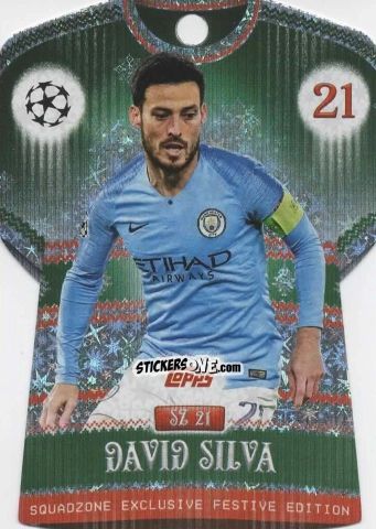 Cromo David Silva - UEFA Champions League & Europa League 2025-2026. Match Attax
 n. SZ21 - Topps