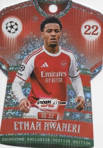 Sticker Ethan Nwaneri - UEFA Champions League & Europa League 2025-2026. Match Attax
 n. SZ22 - Topps