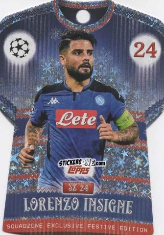 Sticker Lorenzo Insigne - UEFA Champions League & Europa League 2025-2026. Match Attax
 n. SZ24 - Topps