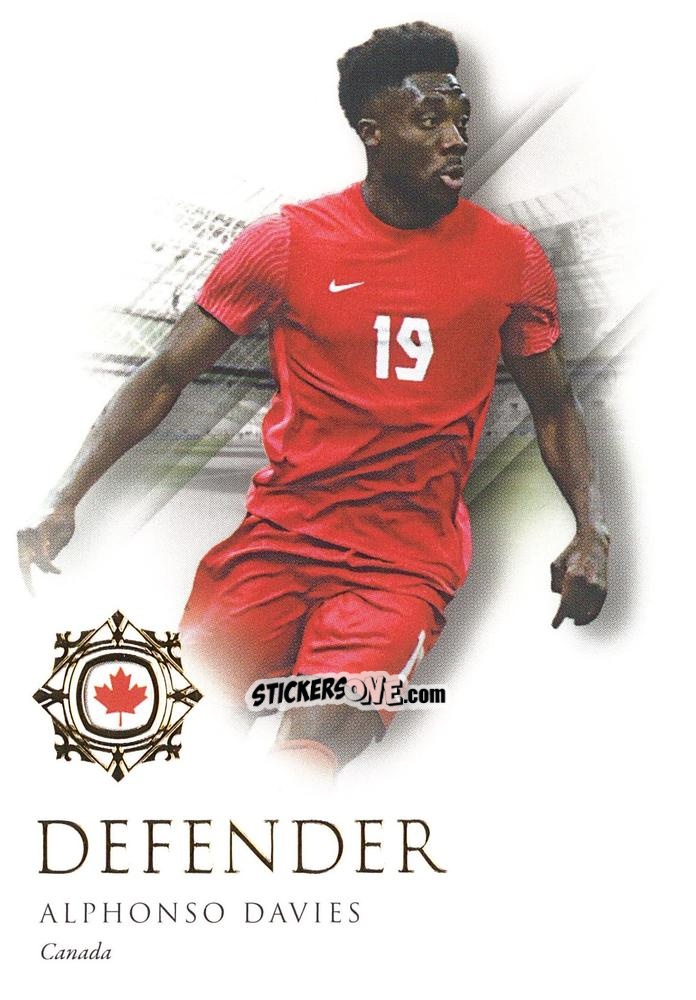 Cromo Alphonso Davies - World Football UNIQUE 2022-2023
 n. 11 - Futera