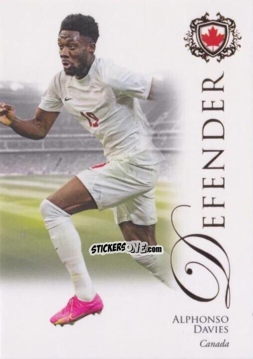 Cromo Alphonso Davies - World Football UNIQUE 2023-2024
 n. 11 - Futera
