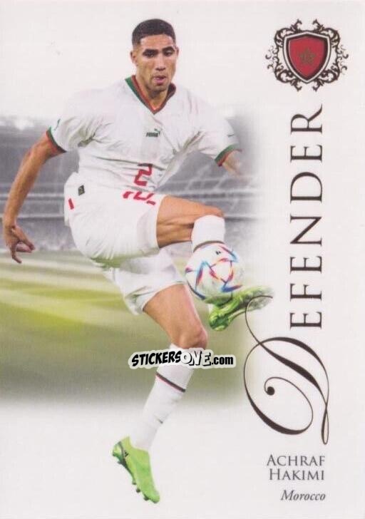 Figurina Achraf Hakimi - World Football UNIQUE 2023-2024
 n. 15 - Futera